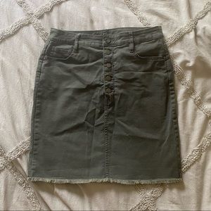 Olive Green Skirt